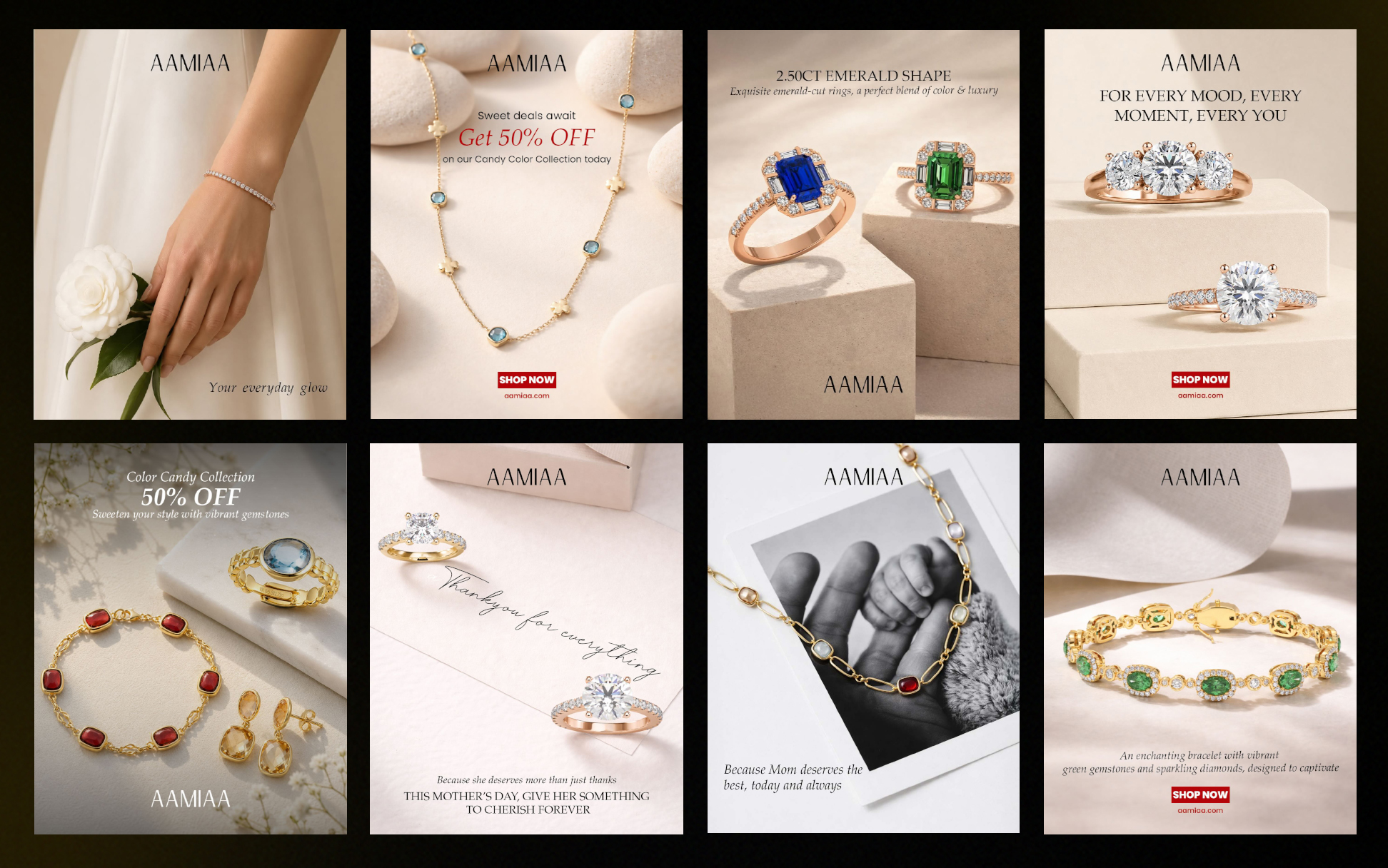AAMIAA Jewellery — Social Media Content Design — The Marketing Mavericks™