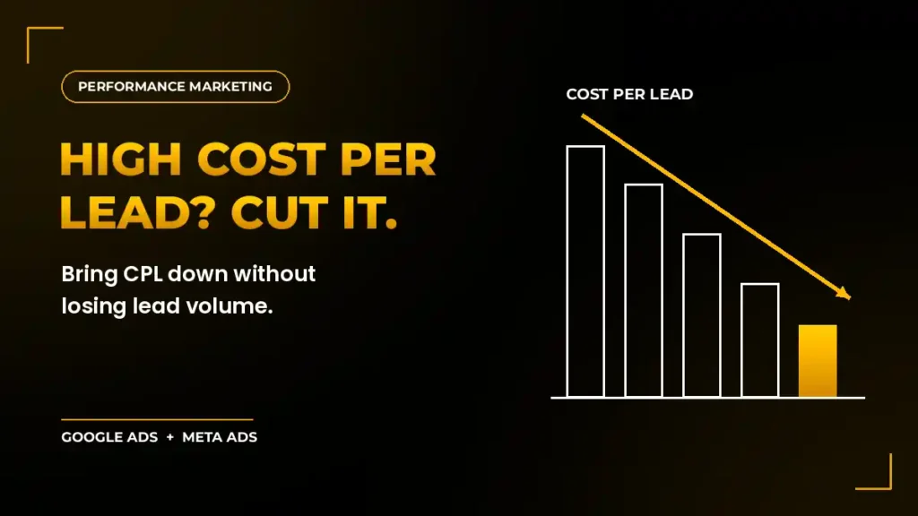 Cost per lead on Google and Meta Ads: cost per click divided by conversion rate, and how to bring CPL down