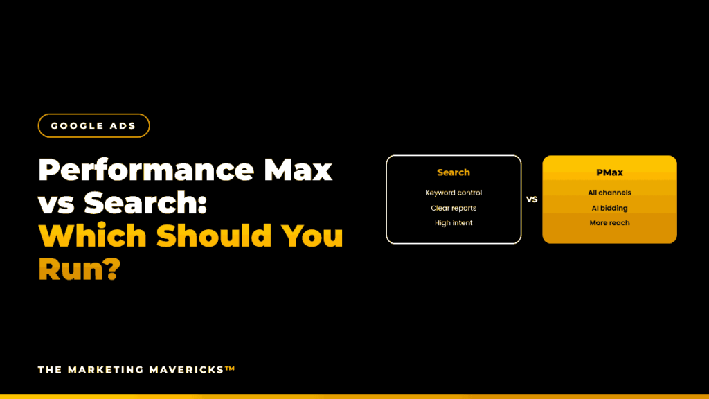 Performance Max vs Search campaigns: keyword control versus all-channel reach